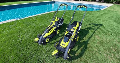 Father’s Day Special ! 18v Ryobi 16inch mower bundle w free Weedeater