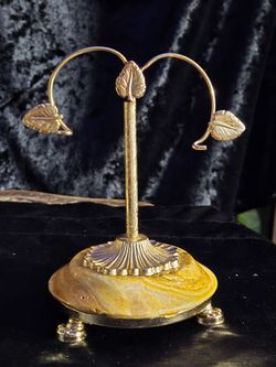 Vintage Brass Jewelry Stands