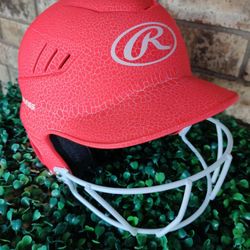 Girls Batting Helmet Rawlings Coolflo W/Faceguard