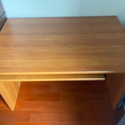 Desk With Slide Out Keyboard Drawer