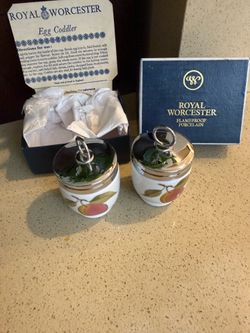 Royal Worcester egg coddlers