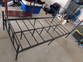 High profile twin bed frame