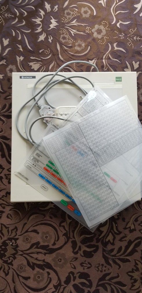 Hitachi Digitizer With Puck & Templates
