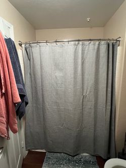 Threshold Shower Curtain, Liner and Rings