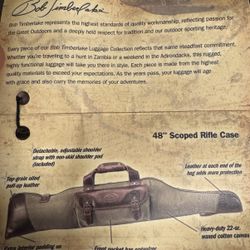 Bob Timberlake 48” Scoped Rifle Case 