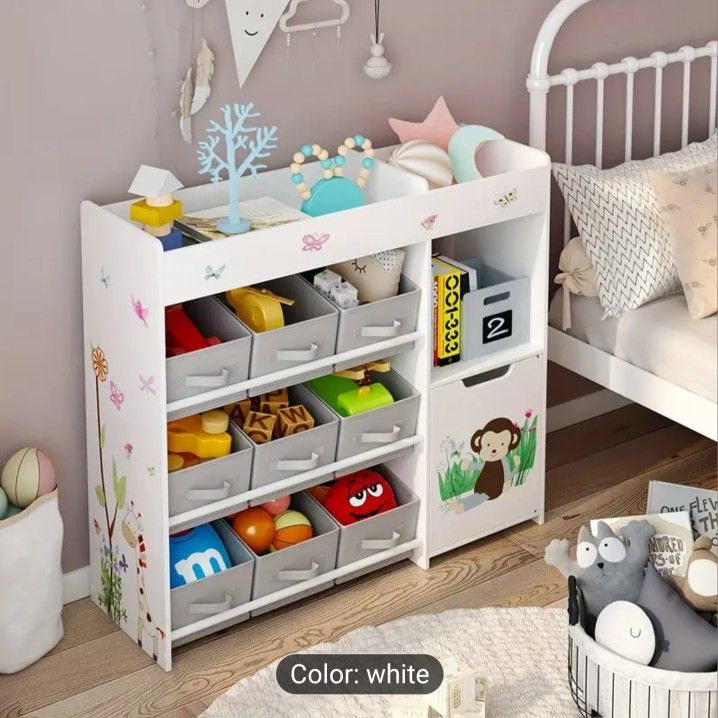 Toy Shelf Organizer & Storage 