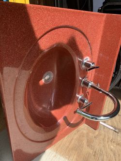 Sink Top And Faucet.