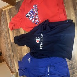 Youth Under Armour, Adidas, and Champion clothes  for sale!