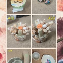 Sea Shells With Tooth Picks