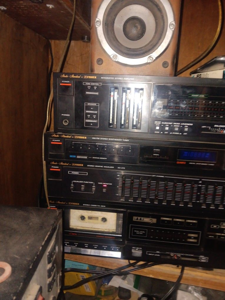 Fisher Studio Standard Am/ Fm Synthesizer Turner Stero Graphic