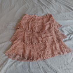 Sunny Leigh Size Medium Silk Skirt