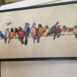 Canvas Wall Decor Birds 