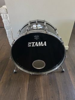 Vintage Tama Imperialstar bass drum, 24” x 14”, made in Japan, 80s