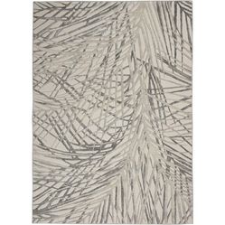 8x10 Area Rug - White & Silver