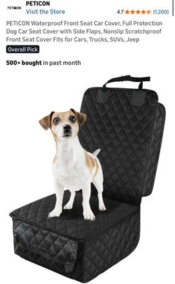 Waterproof front seat car cover