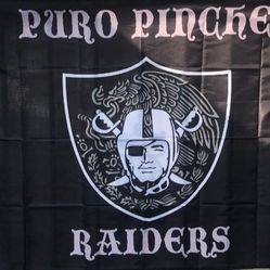 Raiders Flag 5ftx3ft $20 Firm On Price 