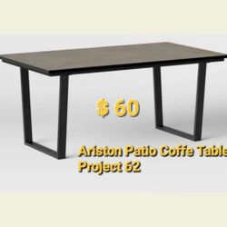 Brand New Ariston Patio Coffee Table Project 62 
