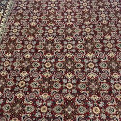 Hand Knotted Tabriz Mahi Oriental Rug