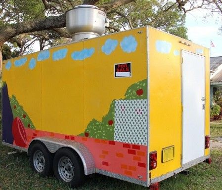 7x14 Gwen CateringFast Food Trailer