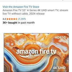 Brand New Amazon FIRE TV 55" IN BOX