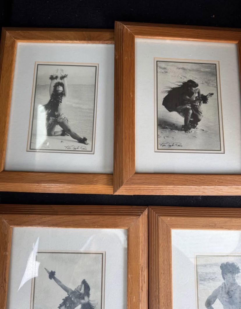 Kim Taylor Reece Hawaiian framed art 10 of them total ! 