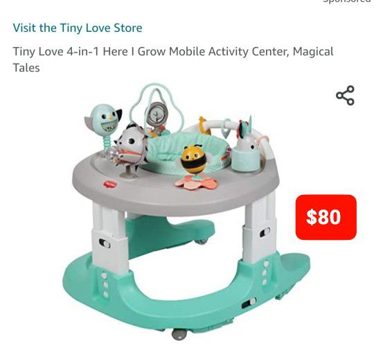 New Tiny Love 4in1 Mobile Activity Center 