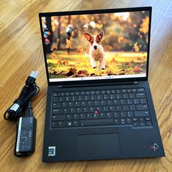 14 inches Lenovo ThinkPad X1 Carbon G9 Laptop Win11 Pro i7 1165G7 @2.8Ghz RAM 16Gb Nvme 512Gb Microsoft Office 