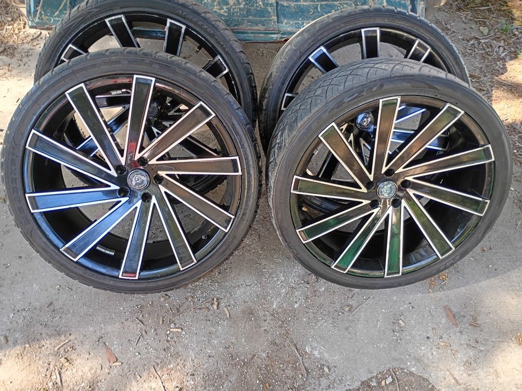 "22 Rims And Tires