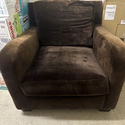 Brown velvet Sofa chair