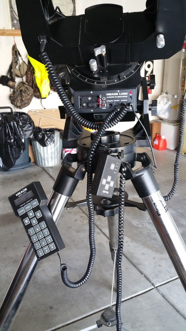 Meade LX50 8" telescope and accessories