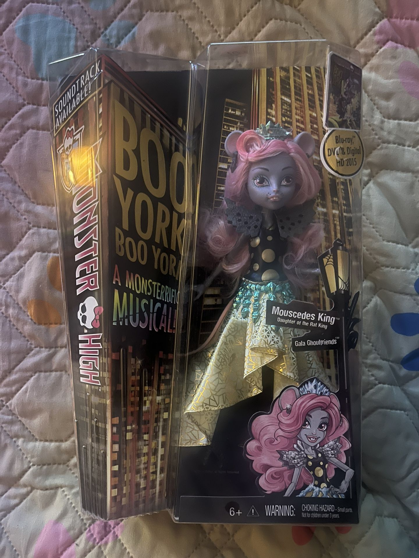 Monster High Mouscedes King Boo York Gala Ghoulfriends Rat-Mattel