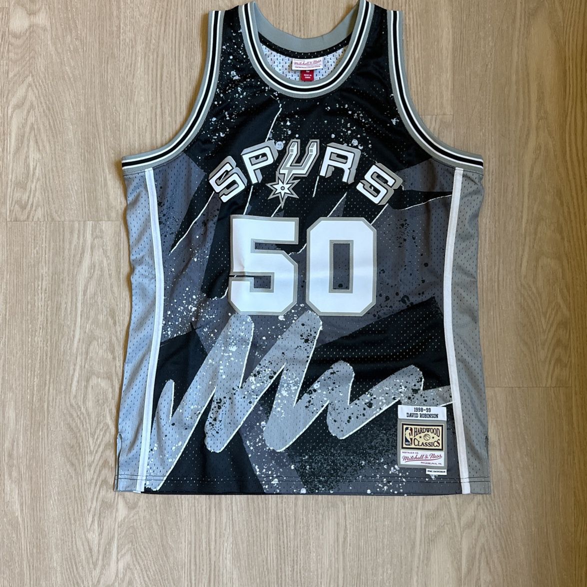 David Robinson 50 San Antonio Spurs 1998-99 Mitchell and Ness Swingman  Jersey