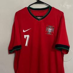 Portugal 2024 Euros Ronaldo Jersey (Any Size)