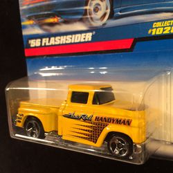 Hot Wheels ‘56 Flashsider Yellow 3 Spoke Variation Thumbnail