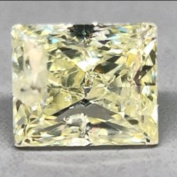 GIA Certified Rectangle Brilliant 1.01 CT Loose Natural Earth Mined Diamond