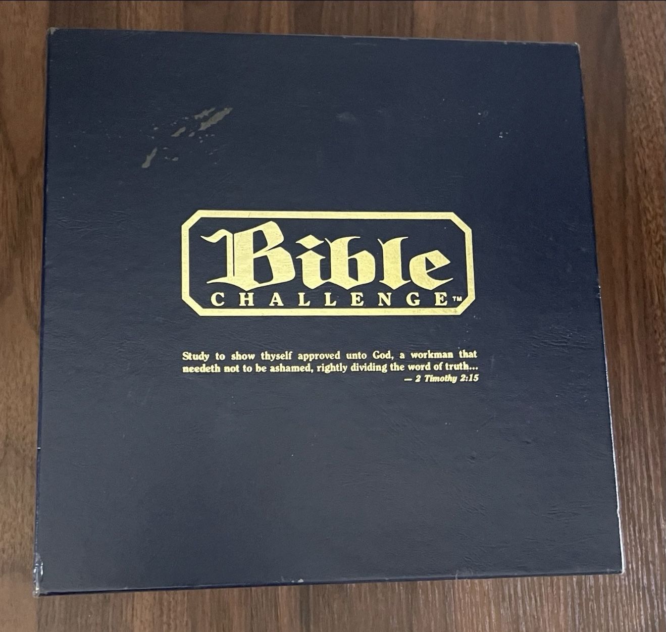 Bible Challenge Trivia Board Game Educational James Barineau Vintage 1984 Games