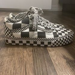 Old Skool Checker Van Shoes