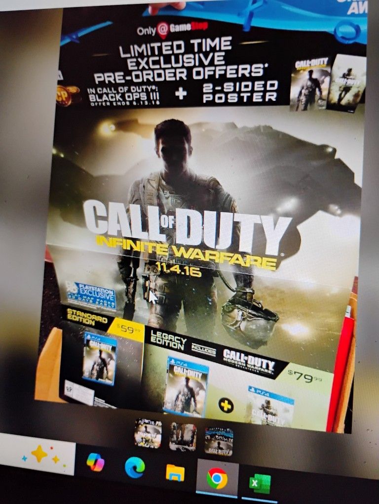 GameStop Game stonk Call Of Duty Promotional Poster