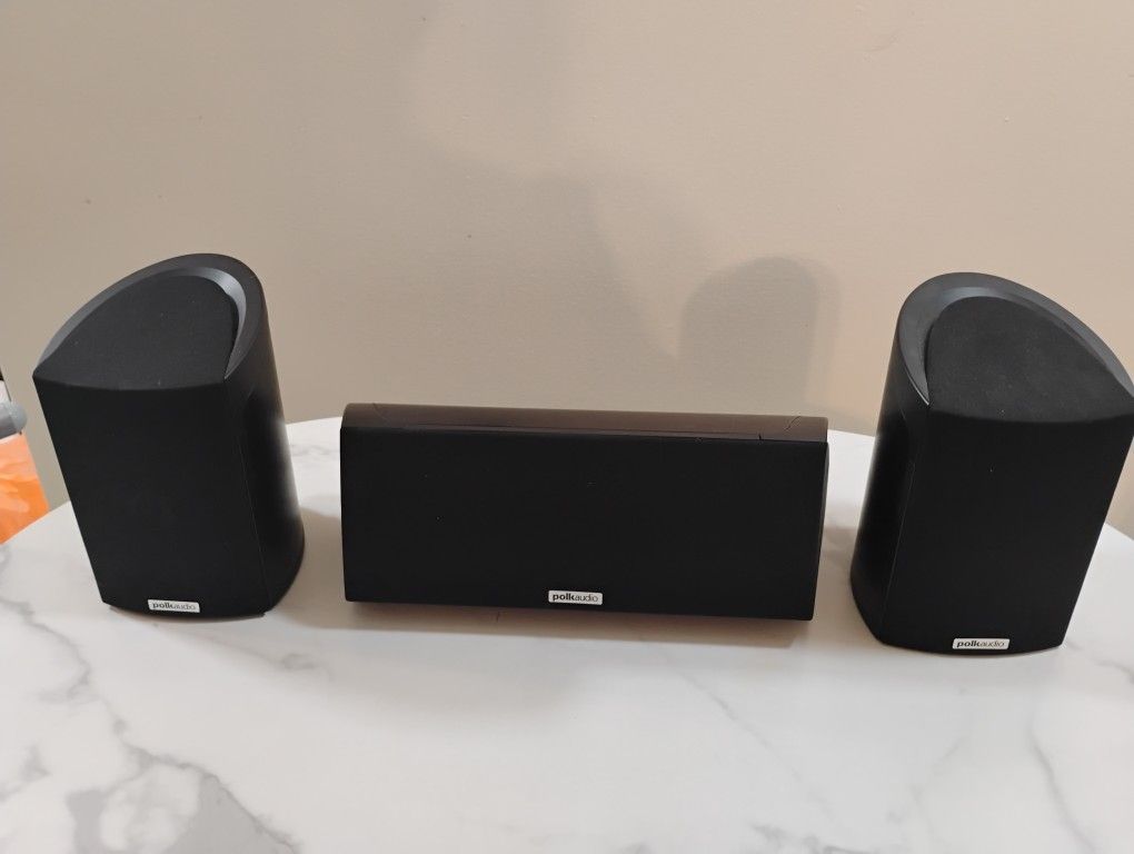 Polk Audio Front And Center Speakers Rm101 Rm202