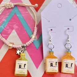 New Fruit Wine Earnings And Bracelet Set 