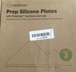 Prep Silicone Plates with PrepGrip™ Suctions, 6-36 Months, Desert, 3 Pack
