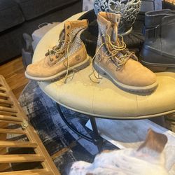Timberland Combat Boots Open Weave Size 6