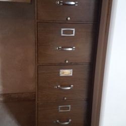Vintage Steelcase Legal Filing Cabinet 