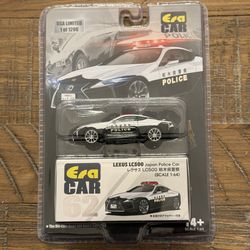 Era Car Lexus LC500 Japan Police Car 1:64 Diecast Limited Edition
