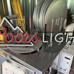 Coors Light Neon Sign For Your Man Cave Or Bar