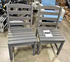 Newly Assembled Outdoor Set of 2 Patio Dining Chair Dining Chair All Weather Dining Chair