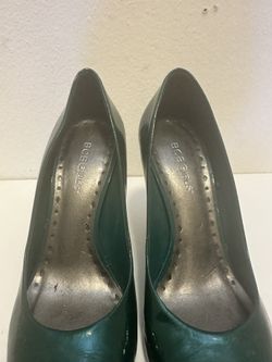 BCBG green heels
