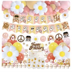 Groovy Birthday Banner