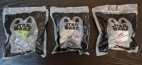 STAR WARS MCDONALD’S HAPPY MEAL TOY LOT 2021
