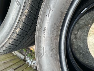 (4) Four Phenomenal Used Tires 275/50R22 Bridgestone Alenza AS2.